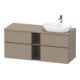 Duravit Waschtischunterschrank D-Neo 140x55cm, 2 SBK, 2 A, B R, b geb/Leinen-1