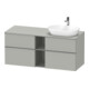 Duravit Waschtischunterschrank D-Neo 140x55cm, 2 SBK, 2 A, B R, ES geb/gr ma-1