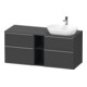 Duravit Waschtischunterschrank D-Neo 140x55cm, 2 SBK, 2 A, B R, ES geb/Gra ma-1