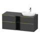 Duravit Waschtischunterschrank D-Neo 140x55cm, 2 SBK, 2 A, B R, g pol/gra ma-1