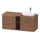 Duravit Waschtischunterschrank D-Neo 140x55cm, 2 SBK, 2 A, B R, g pol/Nu Nat-1