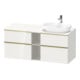 Duravit Waschtischunterschrank D-Neo 140x55cm, 2 SBK, 2 A, B R, g pol/w hgl-1