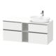 Duravit Waschtischunterschrank D-Neo 140x55cm, 2 SBK, 2 A, B R, sw/w ma-1