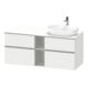 Duravit Waschtischunterschrank D-Neo 140x55cm, 2 SBK, 2 A, B re, ES geb/we ma-1