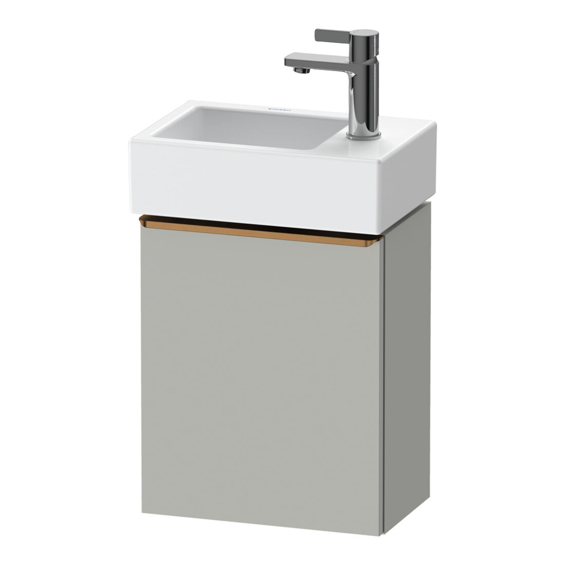 Duravit Waschtischunterschrank D-Neo 36,4x22,2x44cm, 1 Tür, An L, b geb/gr ma
