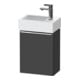 Duravit Waschtischunterschrank D-Neo 36,4x22,2x44cm, 1 Tür, An L, chr/Grap ma-1