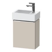 Duravit Waschtischunterschrank D-Neo 36,4x22,2x44cm, 1 Tür, An L, chr/Taup ma