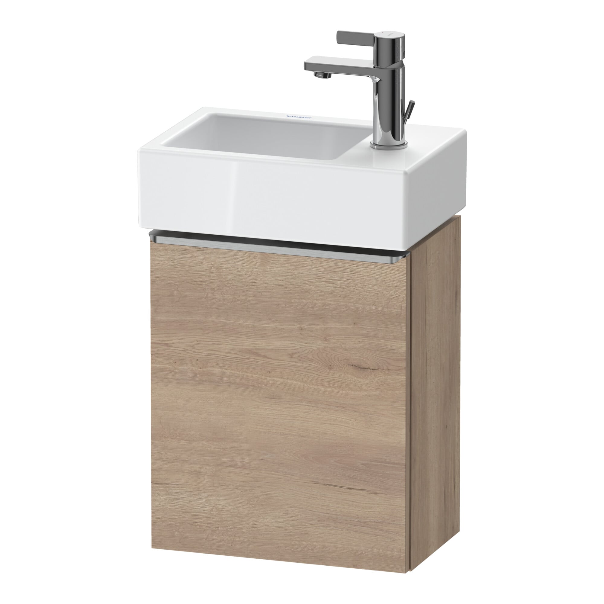 Duravit Waschtischunterschrank D-Neo 36,4x22,2x44cm, 1 Tür, An L, ES geb/Ei m