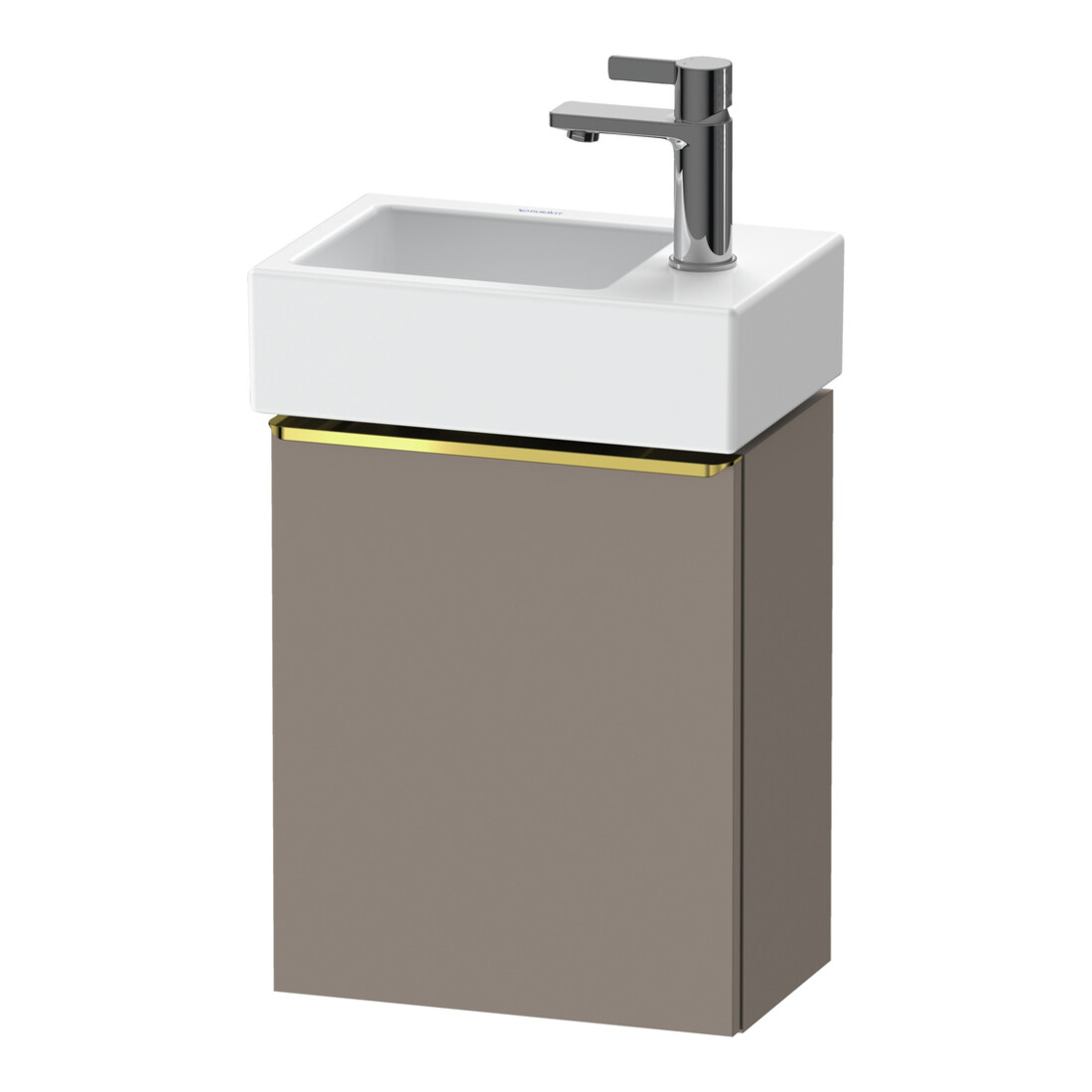 Duravit Waschtischunterschrank D-Neo 36,4x22,2x44cm, 1 Tür, An L, g pol/Bas m