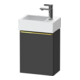 Duravit Waschtischunterschrank D-Neo 36,4x22,2x44cm, 1 Tür, An L, g pol/gra m-1