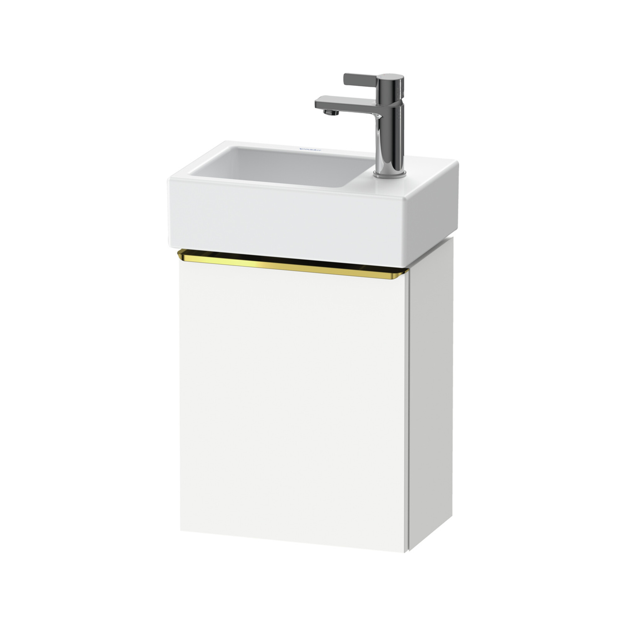 Duravit Waschtischunterschrank D-Neo 36,4x22,2x44cm, 1 Tür, An L, g pol/w ma
