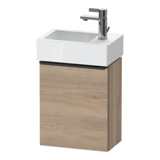 Duravit Waschtischunterschrank D-Neo 36,4x22,2x44cm, 1 Tür, An L, sw/Ei marm.