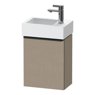 Duravit Waschtischunterschrank D-Neo 36,4x22,2x44cm, 1 Tür, An L, sw/Leinen