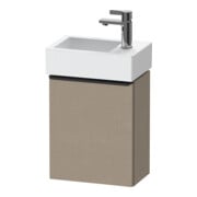 Duravit Waschtischunterschrank D-Neo 36,4x22,2x44cm, 1 Tür, An L, sw/Leinen