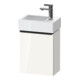 Duravit Waschtischunterschrank D-Neo 36,4x22,2x44cm, 1 Tür, An L, sw/w hgl-1