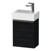 Duravit Waschtischunterschrank D-Neo 36,4x22,2x44cm, 1 Tür, An R, b geb/Ei sw