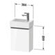 Duravit Waschtischunterschrank D-Neo 36,4x22,2x44cm, 1 Tür, An R, b geb/Ta ma