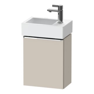 Duravit Waschtischunterschrank D-Neo 36,4x22,2x44cm, 1 Tür, An R, chr/Taup ma