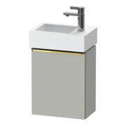 Duravit Waschtischunterschrank D-Neo 36,4x22,2x44cm, 1 Tür, An R, g pol/gr ma