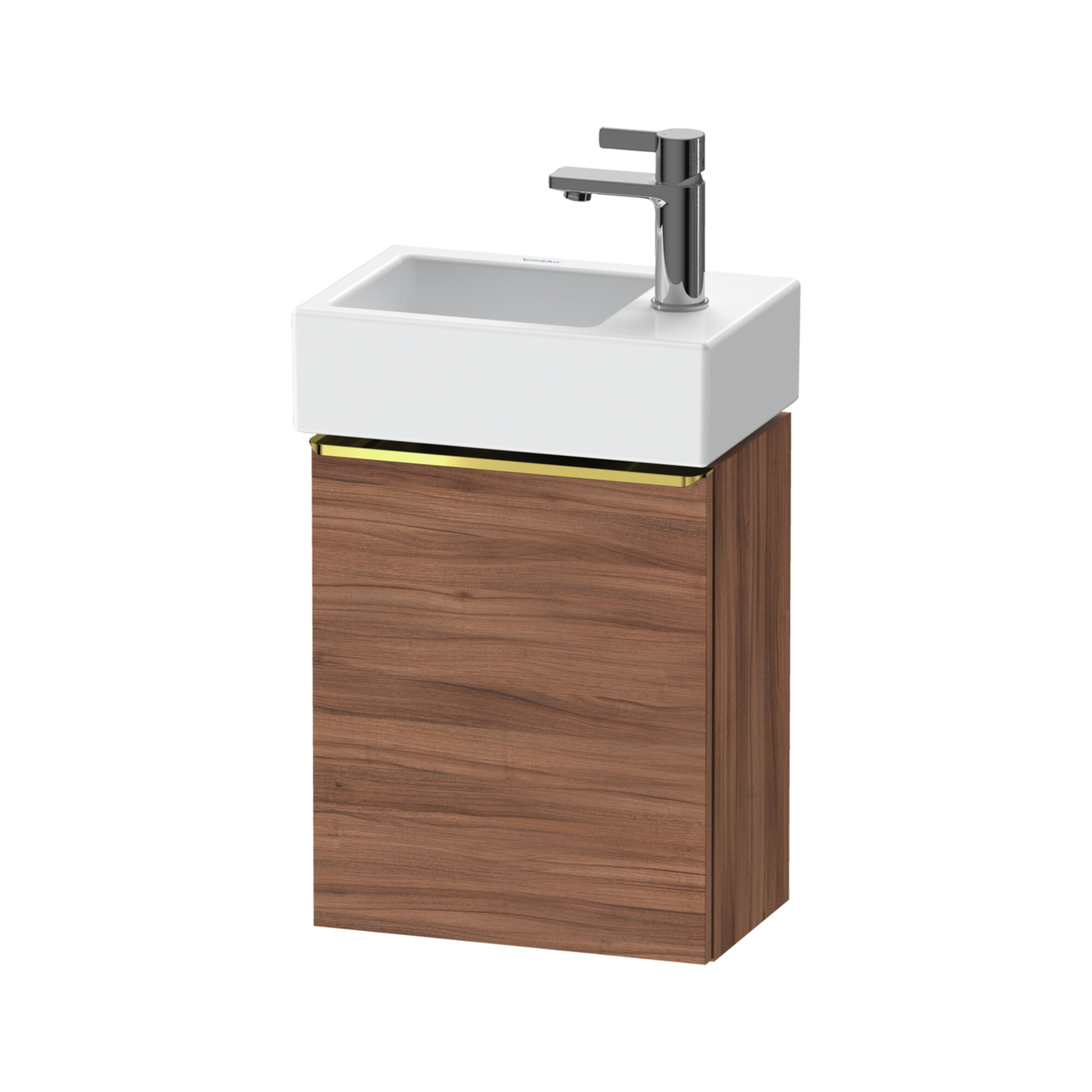 Duravit Waschtischunterschrank D-Neo 36,4x22,2x44cm, 1 Tür, An R, g pol/Nu N