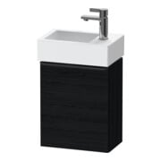 Duravit Waschtischunterschrank D-Neo 36,4x22,2x44cm, 1 Tür, An R, sw/Ei sw