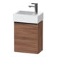 Duravit Waschtischunterschrank D-Neo 36,4x22,2x44cm, 1 Tür, An R, sw/Nuss Nat-1