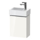Duravit Waschtischunterschrank D-Neo 36,4x22,2x44cm, 1 Tür, An re, chr/we hgl-1