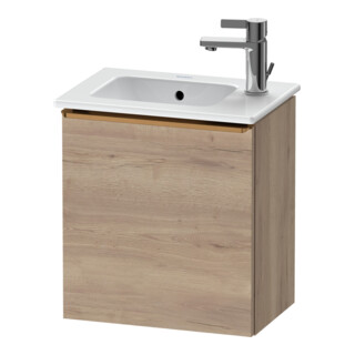 Duravit Waschtischunterschrank D-Neo 41x27,4x44cm, 1 T, An L, b geb/Ei marm.
