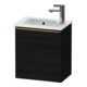 Duravit Waschtischunterschrank D-Neo 41x27,4x44cm, 1 T, An L, b geb/Eiche sw-1