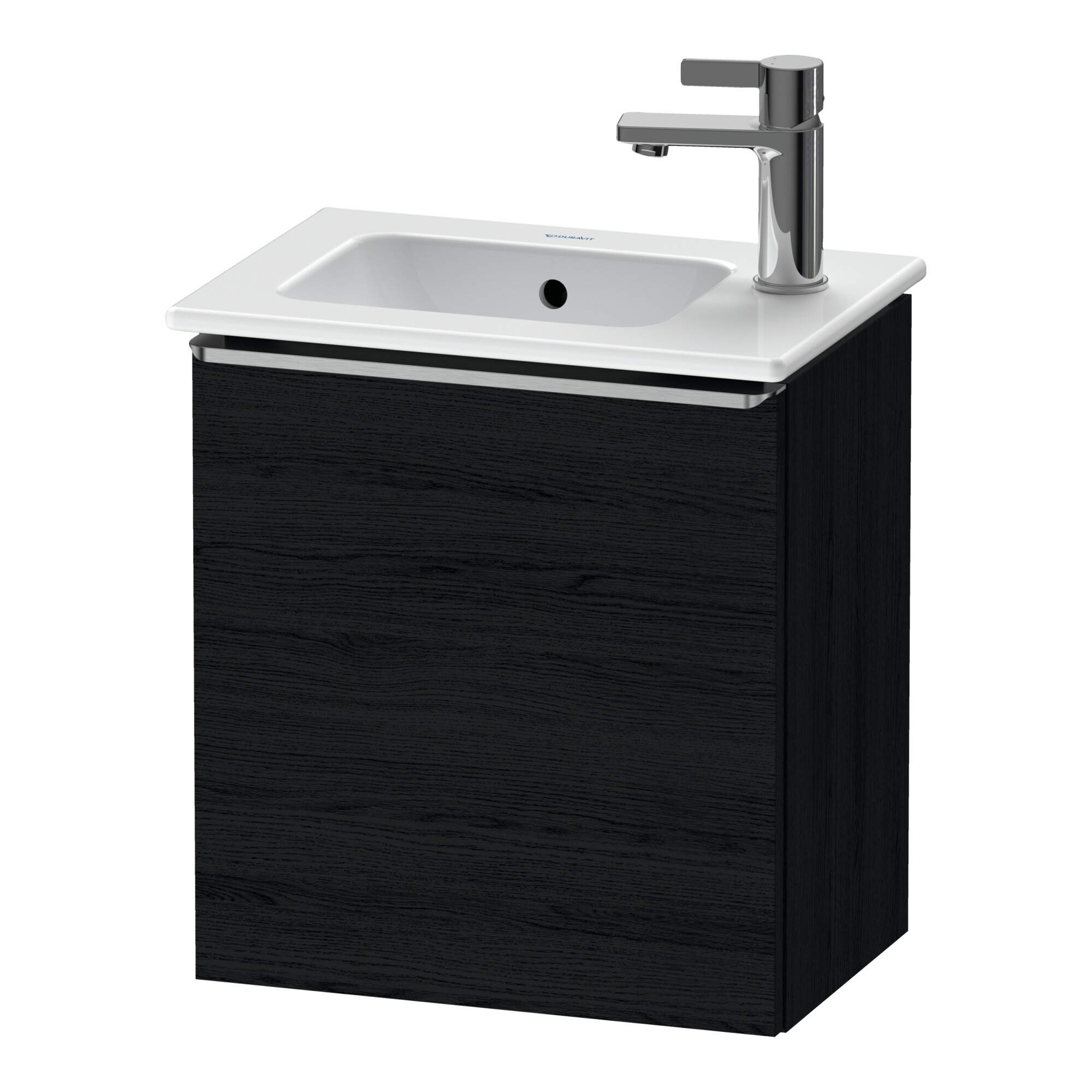 Duravit Waschtischunterschrank D-Neo 41x27,4x44cm, 1 T, An L, ES geb/Eiche sw