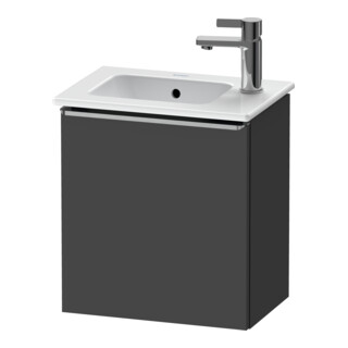 Duravit Waschtischunterschrank D-Neo 41x27,4x44cm, 1 T, An L, ES geb/Gra ma