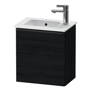 Duravit Waschtischunterschrank D-Neo 41x27,4x44cm, 1 T, An L, sw/Ei sw