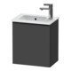 Duravit Waschtischunterschrank D-Neo 41x27,4x44cm, 1 T, An L, sw/Grap ma-1