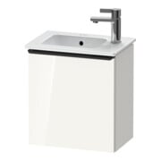 Duravit Waschtischunterschrank D-Neo 41x27,4x44cm, 1 T, An L, sw/w hgl