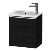 Duravit Waschtischunterschrank D-Neo 41x27,4x44cm, 1 T, An li, chr/Eiche sw