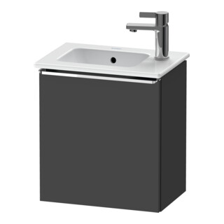 Duravit Waschtischunterschrank D-Neo 41x27,4x44cm, 1 T, An li, chr/Grap ma
