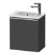 Duravit Waschtischunterschrank D-Neo 41x27,4x44cm, 1 T, An li, chr/Grap ma-1