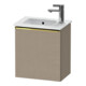 Duravit Waschtischunterschrank D-Neo 41x27,4x44cm, 1 T, An li, gol pol/Leinen-1