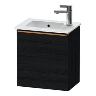 Duravit Waschtischunterschrank D-Neo 41x27,4x44cm, 1 T, An R, b geb/Eiche sw