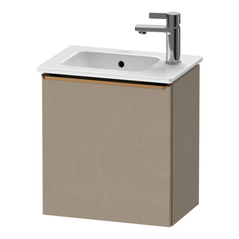 Duravit Waschtischunterschrank D-Neo 41x27,4x44cm, 1 T, An R, bron geb/Leinen