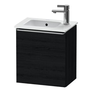 Duravit Waschtischunterschrank D-Neo 41x27,4x44cm, 1 T, An R, ES geb/Eiche sw