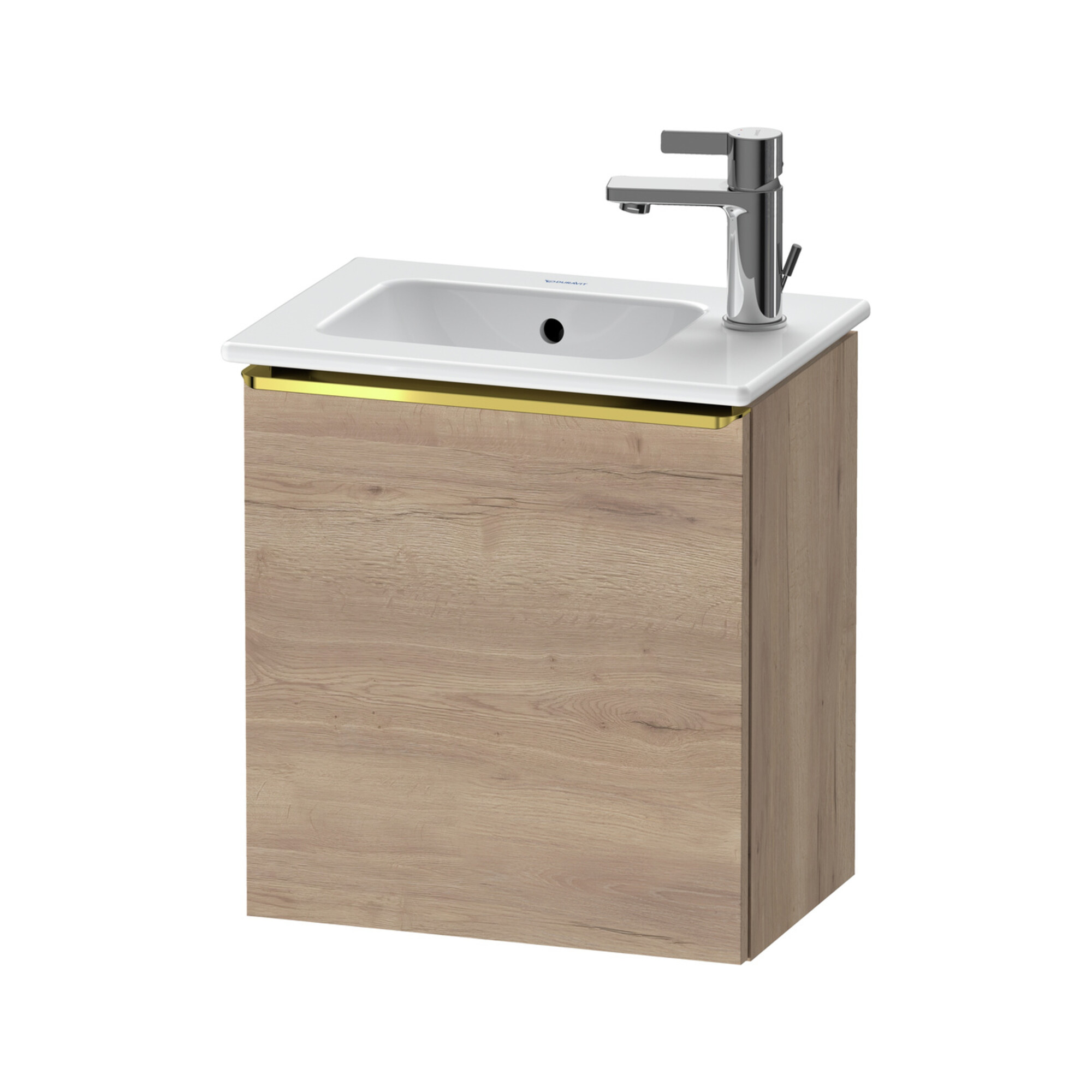 Duravit Waschtischunterschrank D-Neo 41x27,4x44cm, 1 T, An R, g pol/Ei marm.