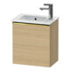 Duravit Waschtischunterschrank D-Neo 41x27,4x44cm, 1 T, An R, g pol/Eiche Nat-1