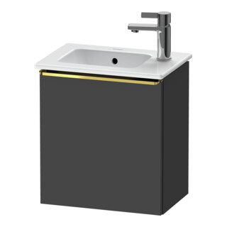 Duravit Waschtischunterschrank D-Neo 41x27,4x44cm, 1 T, An R, g pol/gra ma