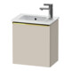 Duravit Waschtischunterschrank D-Neo 41x27,4x44cm, 1 T, An R, g pol/Taupe ma-1