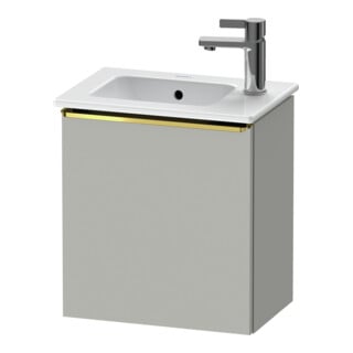 Duravit Waschtischunterschrank D-Neo 41x27,4x44cm, 1 T, An R, gol pol/grau ma