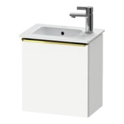 Duravit Waschtischunterschrank D-Neo 41x27,4x44cm, 1 T, An R, gol pol/weiß ma