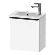 Duravit Waschtischunterschrank D-Neo 41x27,4x44cm, 1 T, An R, schwarz/weiß ma