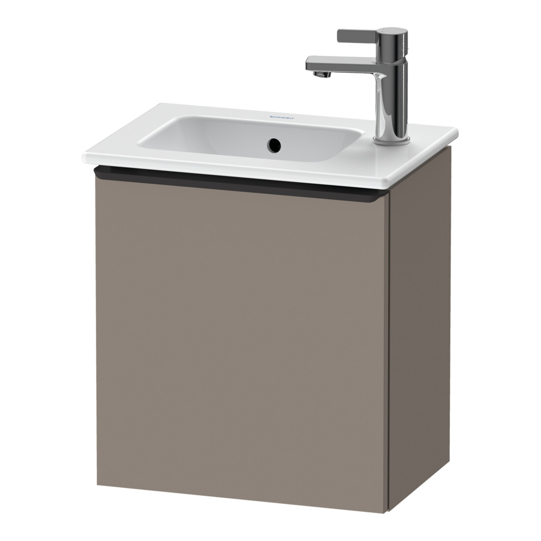 Duravit Waschtischunterschrank D-Neo 41x27,4x44cm, 1 T, An R, sw/Bas ma