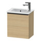 Duravit Waschtischunterschrank D-Neo 41x27,4x44cm, 1 T, An R, sw/Ei Nat-1
